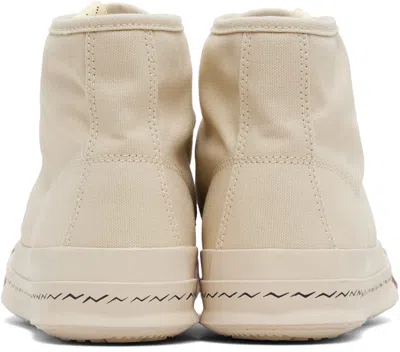 Visvim Beige Skagway Hi Alta Sneakers In Nude
