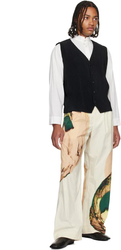 Issey Miyake Black Basics July Waistcoat In Black