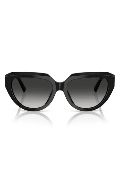 Tiffany & Co . 55mm Gradient Pillow Sunglasses In Black