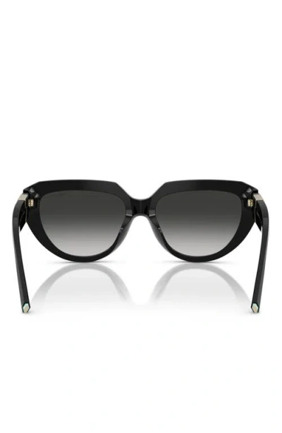 Tiffany & Co . 55mm Gradient Pillow Sunglasses In Black
