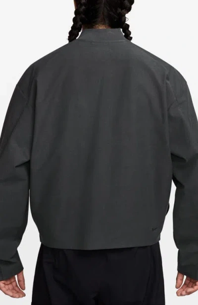 Nike Tech Shori Bomber Jacket In Gray