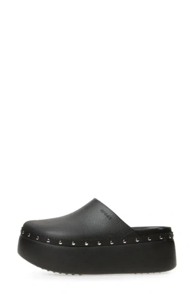 Crocs Dylan Studded Platform Clog In Black
