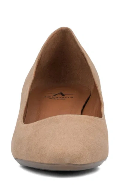 Aquatalia Pasha Weatherproof Pump In Brown