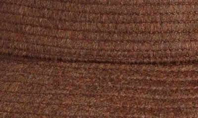 Jacquemus Le Bob De-nîmes Bucket Virgin Wool Bucket Hat In Brown