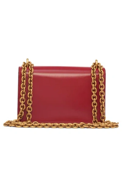 Valentino Garavani Garavani Vain Small Shoulder Bag In Shiny Calfskin Woman Rosso Valentino Uni