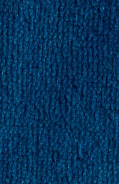 Nordstrom Shawl Collar Plush Longline Robe In Blue