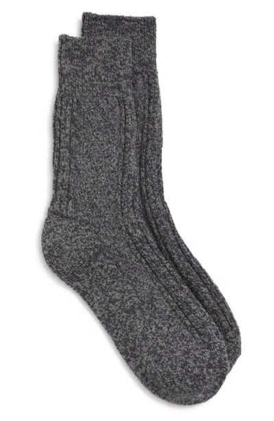 Nordstrom Cable Crew Socks In Gray