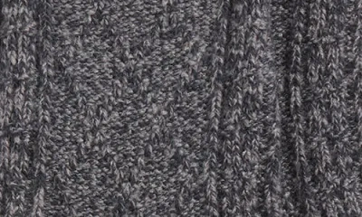 Nordstrom Cable Crew Socks In Gray