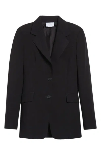 Akris Punto Classic Single Breasted Blazer In Black