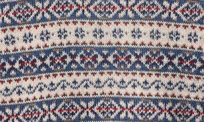 Corridor Fair Isle Alpaca Blend Crewneck Sweater In Blue