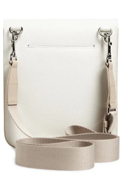 Akris Small Anouk Leather Crossbody Bag In Neutral