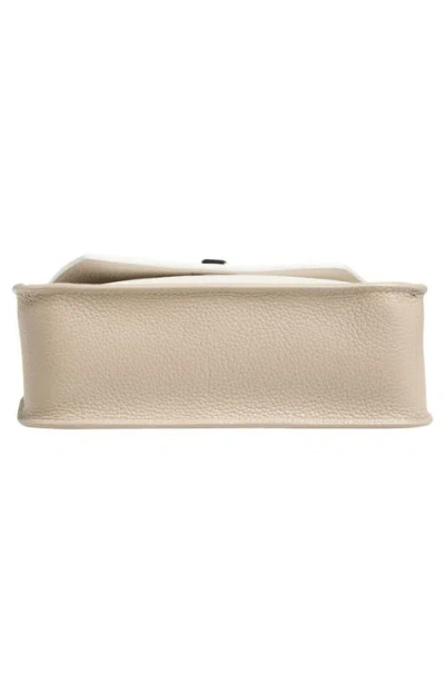 Akris Small Anouk Leather Crossbody Bag In Neutral