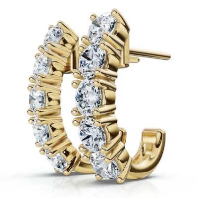 Bliss Diamond Earrings 10k Gold Lab Grown In Gold