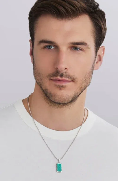 Lagos Anthem Turquoise Id Tag In Green