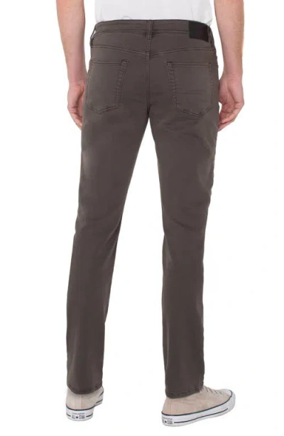 Liverpool Los Angeles Regent Relaxed Straight Fit Jeans In Deep Earth In Brown