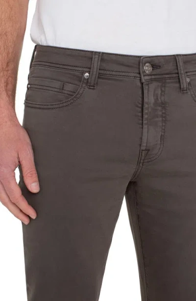 Liverpool Los Angeles Regent Relaxed Straight Fit Jeans In Deep Earth In Brown