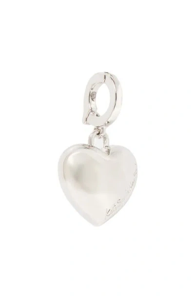 Kate Spade One In A Million Heart Charm In Metallic