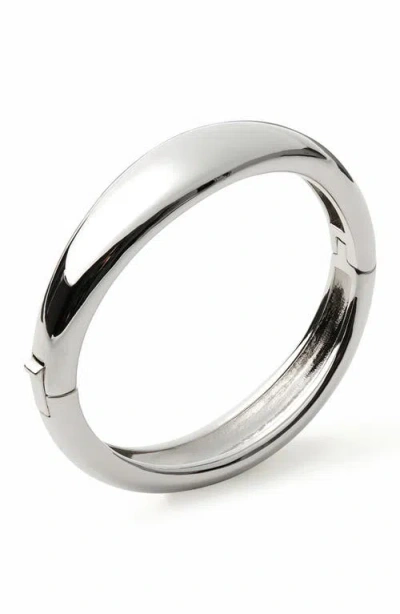 Kate Spade New York Molten Bangle Bracelet In Silver