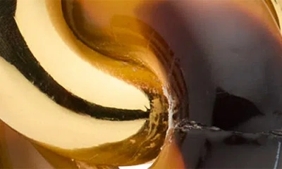 Kate Spade New York Interlock Tortoiseshell Look Stud Earrings In Brown