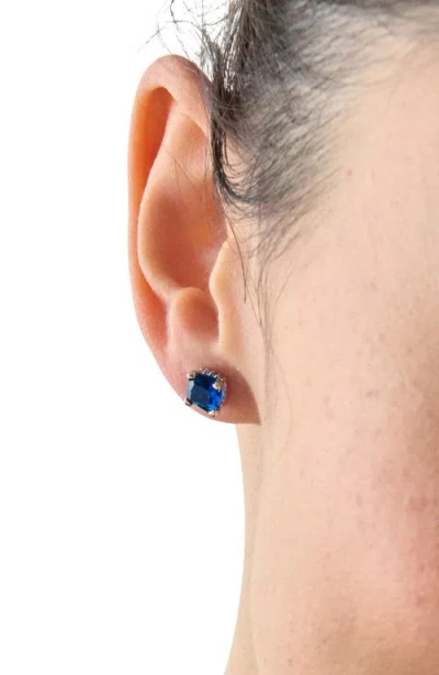 Kate Spade New York Square Cubic Zirconia Stud Earrings In Blue