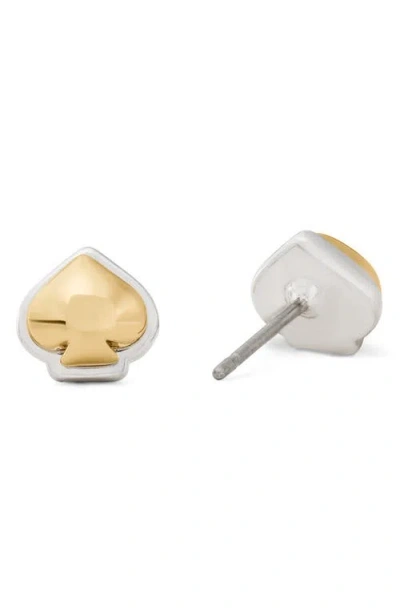 Kate Spade New York Sculpted Spade Mini Stud Earrings In Gold