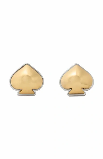 Kate Spade New York Spade Stud Earrings In Gold