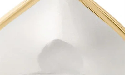 Kate Spade Two-tone Sculpted Spade Mini Stud Earrings In Gold