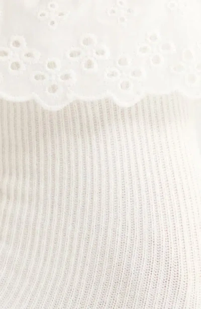 Casa Clara Tabitha Ruffle Ankle Socks In White