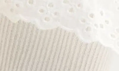 Casa Clara Tabitha Ruffle Ankle Socks In White