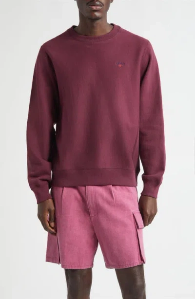 Noah Classic Crewneck Sweatshirt In Brown