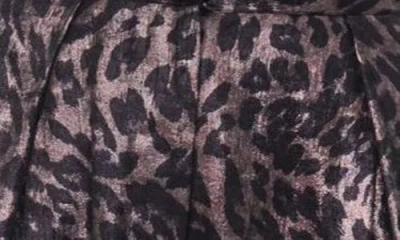 Vince Camuto Metallic Wide Leg Pants In Animal Print