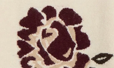 Vince Camuto Rose Jacquard Sweater In Neutral