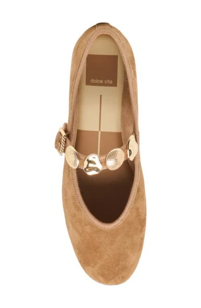 Dolce Vita Relan Mary Jane Ballet Flat In Brown