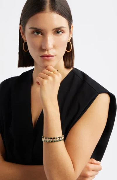 Nordstrom Cubic Zirconia Stretch Bracelet In Gold