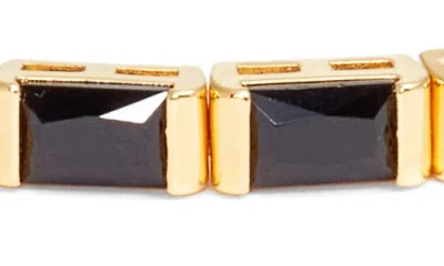 Nordstrom Cubic Zirconia Stretch Bracelet In Gold