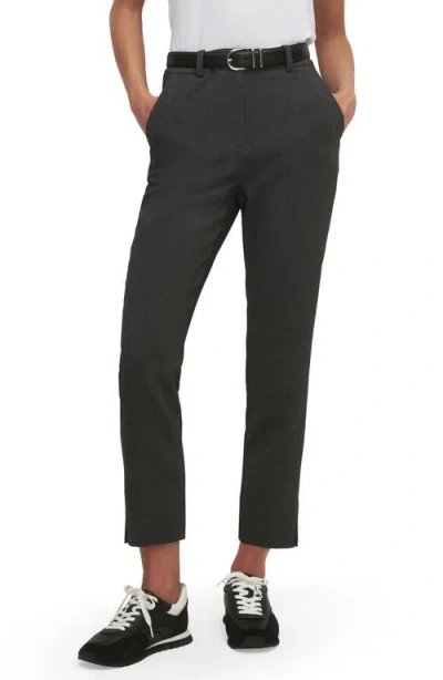 Favorite Daughter The Favorite High Waist Ankle Cigarette Pants In Gray