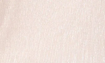 Vince Camuto Metallic V-neck Top In Neutral