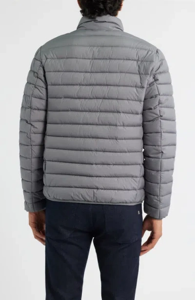 Save The Duck Erion Water Resistant Quilted Puffer Jacket In Gray