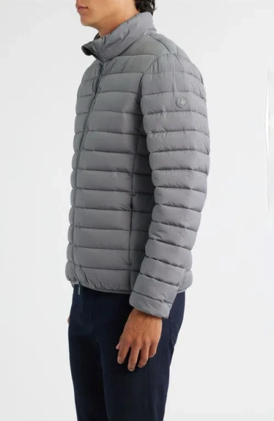 Save The Duck Erion Water Resistant Quilted Puffer Jacket In Gray
