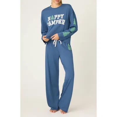 Pj Salvage Holiday Softee Pajamas In Blue