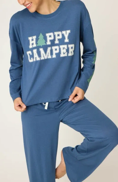 Pj Salvage Holiday Softee Pajamas In Blue