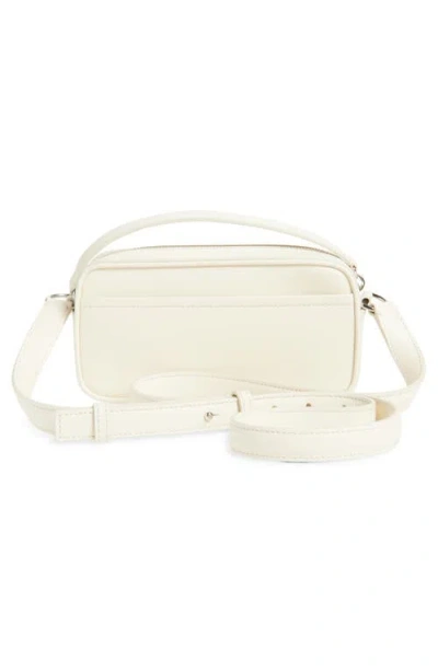 Jacquemus Le Baneto Leather Camera Bag In White