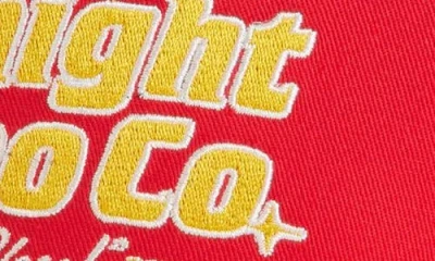 Midnight Rodeo Nightlife Odyssey Trucker Hat In Red