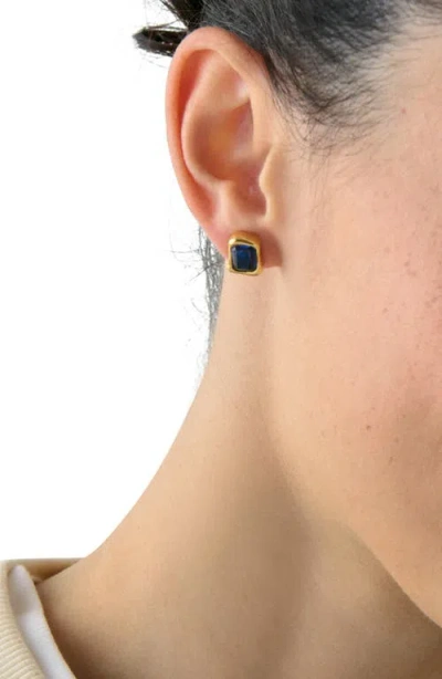 Kate Spade New York Molten Glass Stud Earrings In Blue