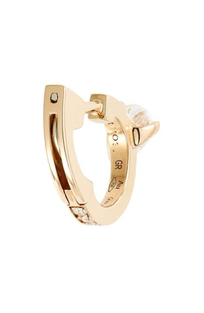 Repossi Serti Sur Vide Diamond Single Earring In Gold