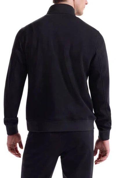 Bugatchi Soft Touch Quarter Zip In Black