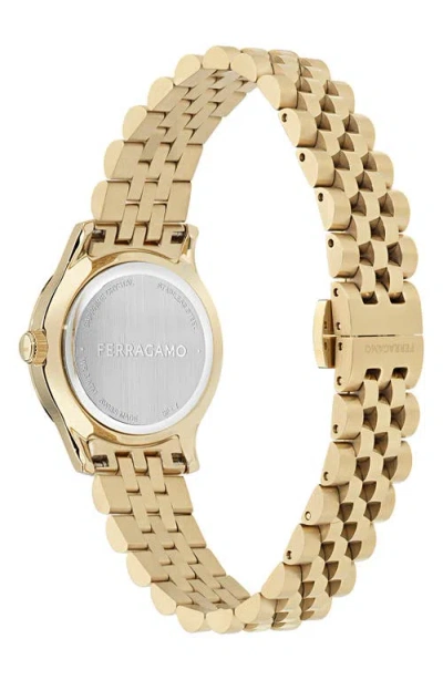Ferragamo Duo Diamond Watch, 28mm In Gold