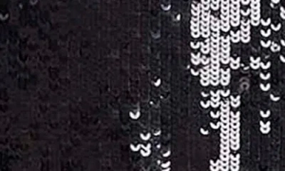 Amanda Uprichard Augustine Sequin Minidress In Black
