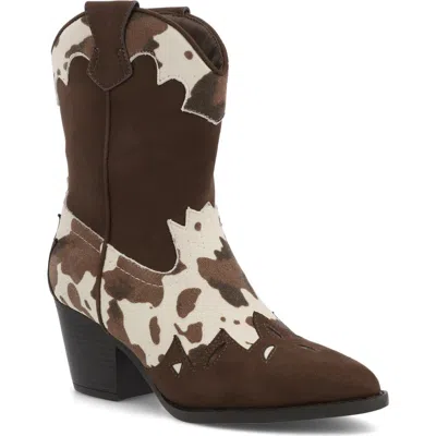 Mia Sonni Western Bootie In Multi