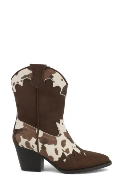 Mia Sonni Western Bootie In Multi
